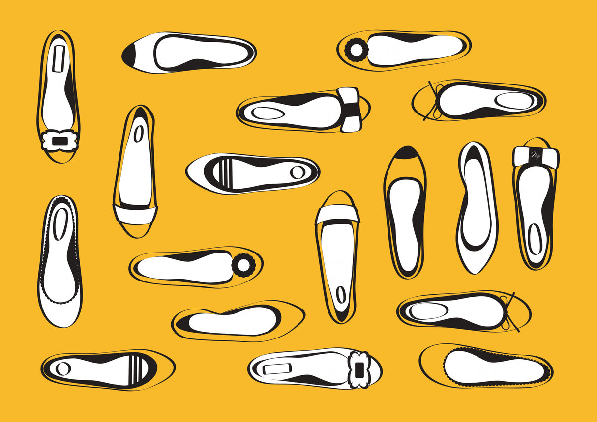 Yellow Flats Poster och Canvastavla