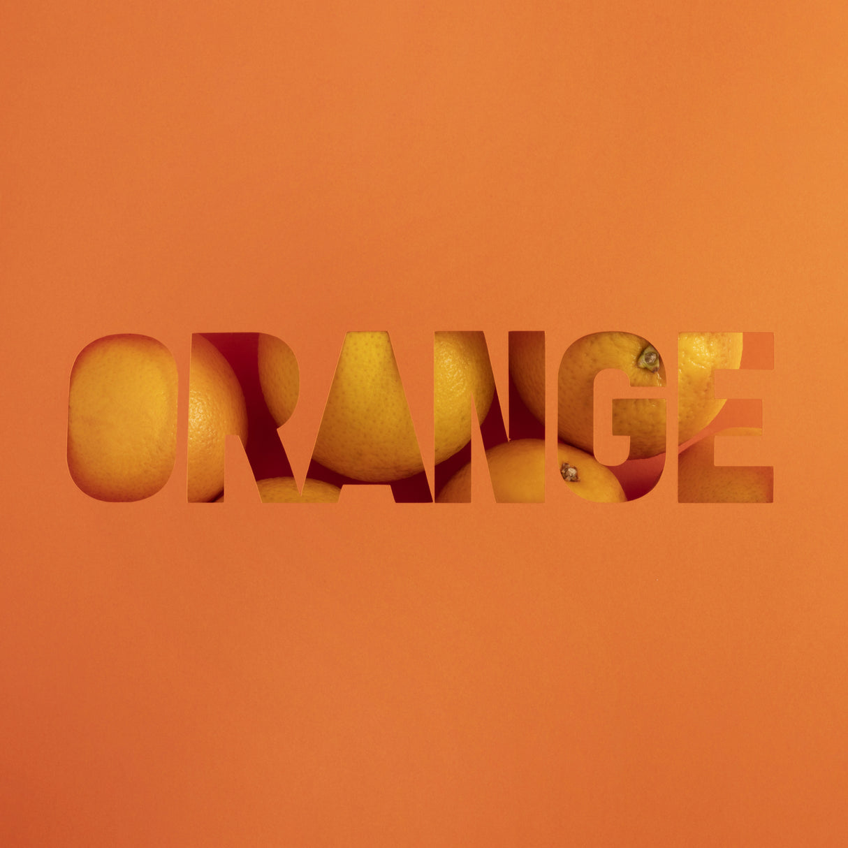 Orange Poster och Canvastavla