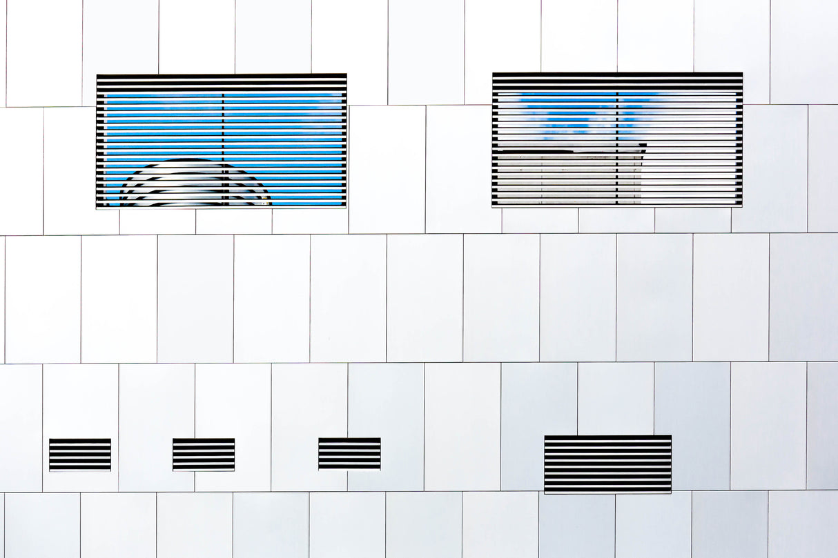 Asymmetric Architecture Poster och Canvastavla