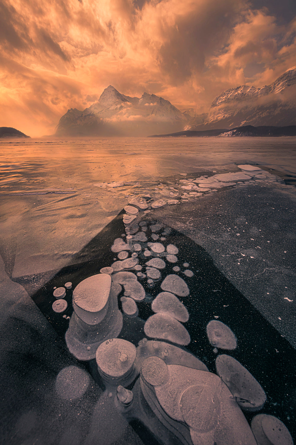 Ice Meets Fire Poster och Canvastavla