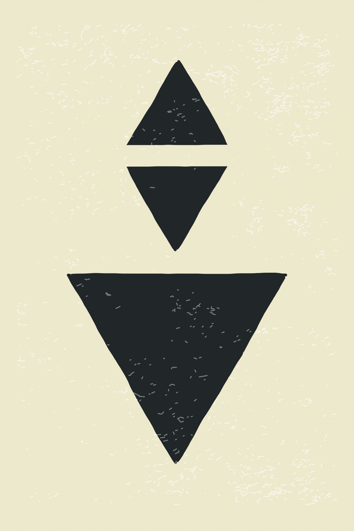 Abstract Triangles #3 Poster och Canvastavla