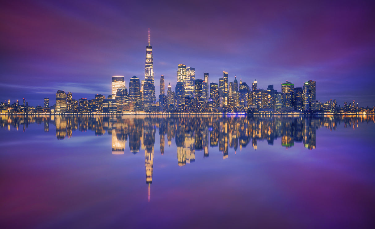 Skyline from NJ Poster och Canvastavla