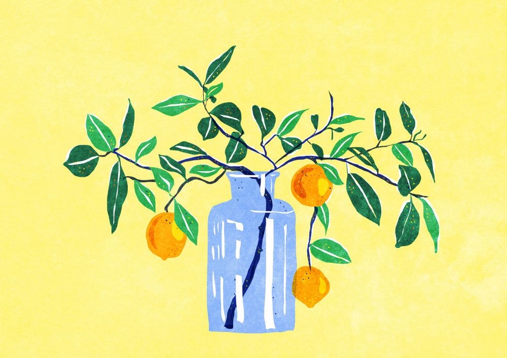 Orangetree Vas och keramikposter