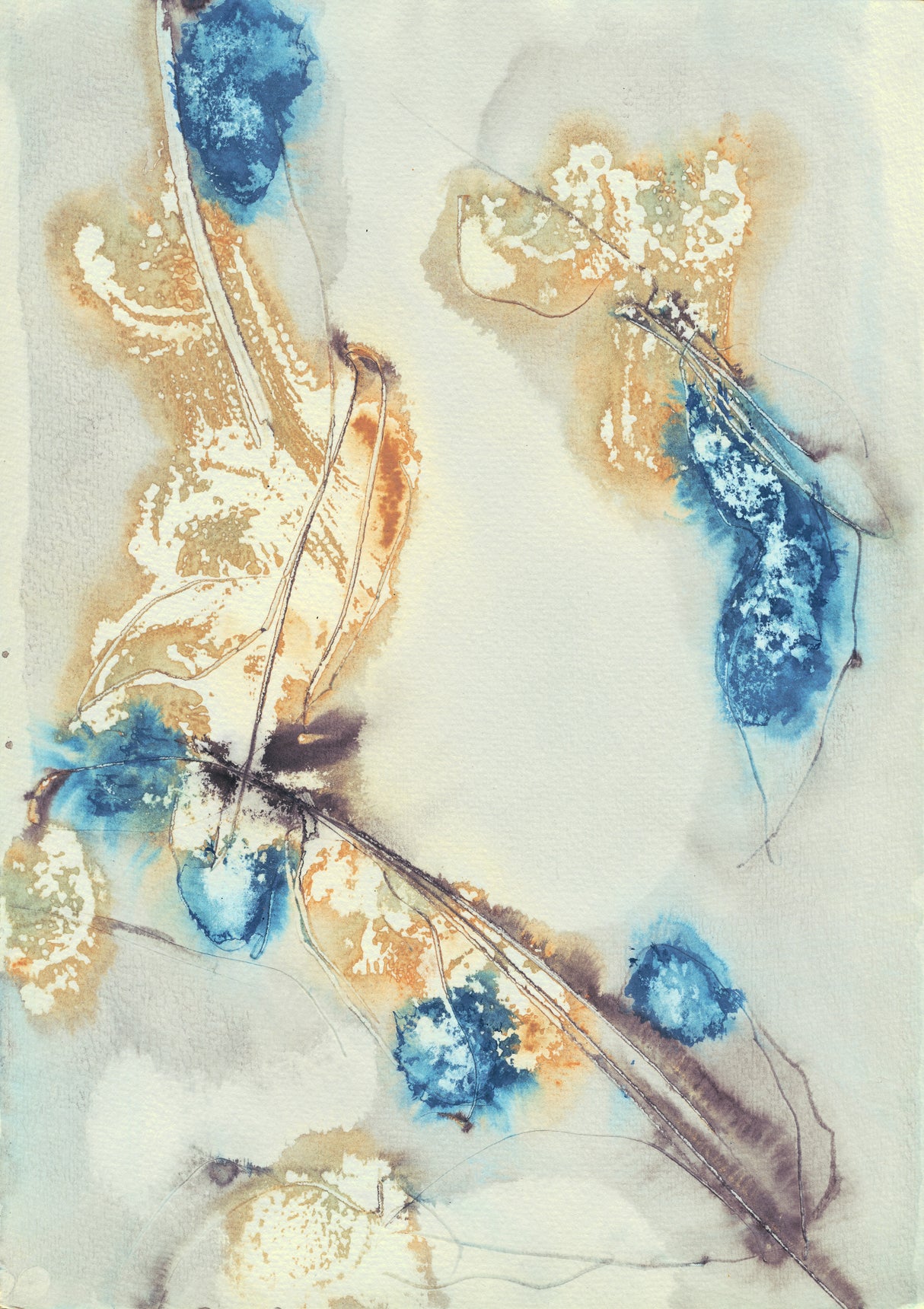 The Floral Abstract 1 Poster och Canvastavla