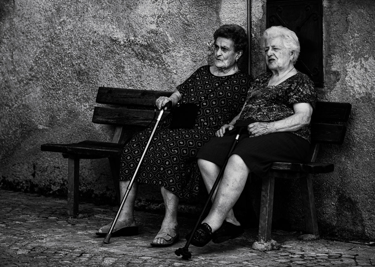 Old beauty of Scanno Poster och Canvastavla