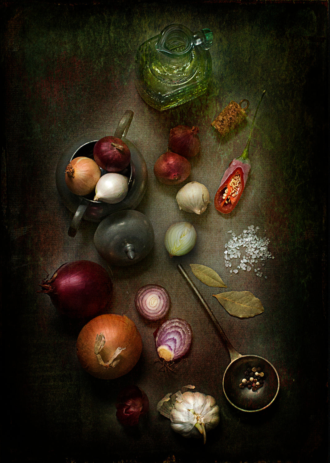 the recipe_onion soup Poster och Canvastavla