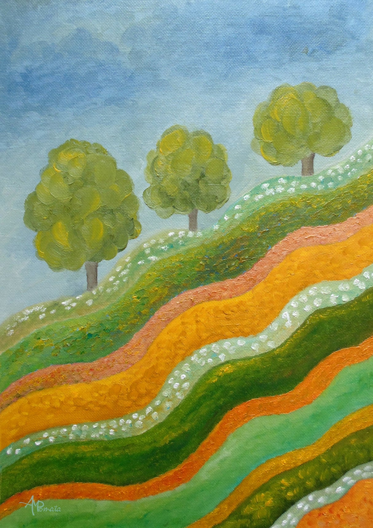 Plunging Into Spring Poster och Canvastavla