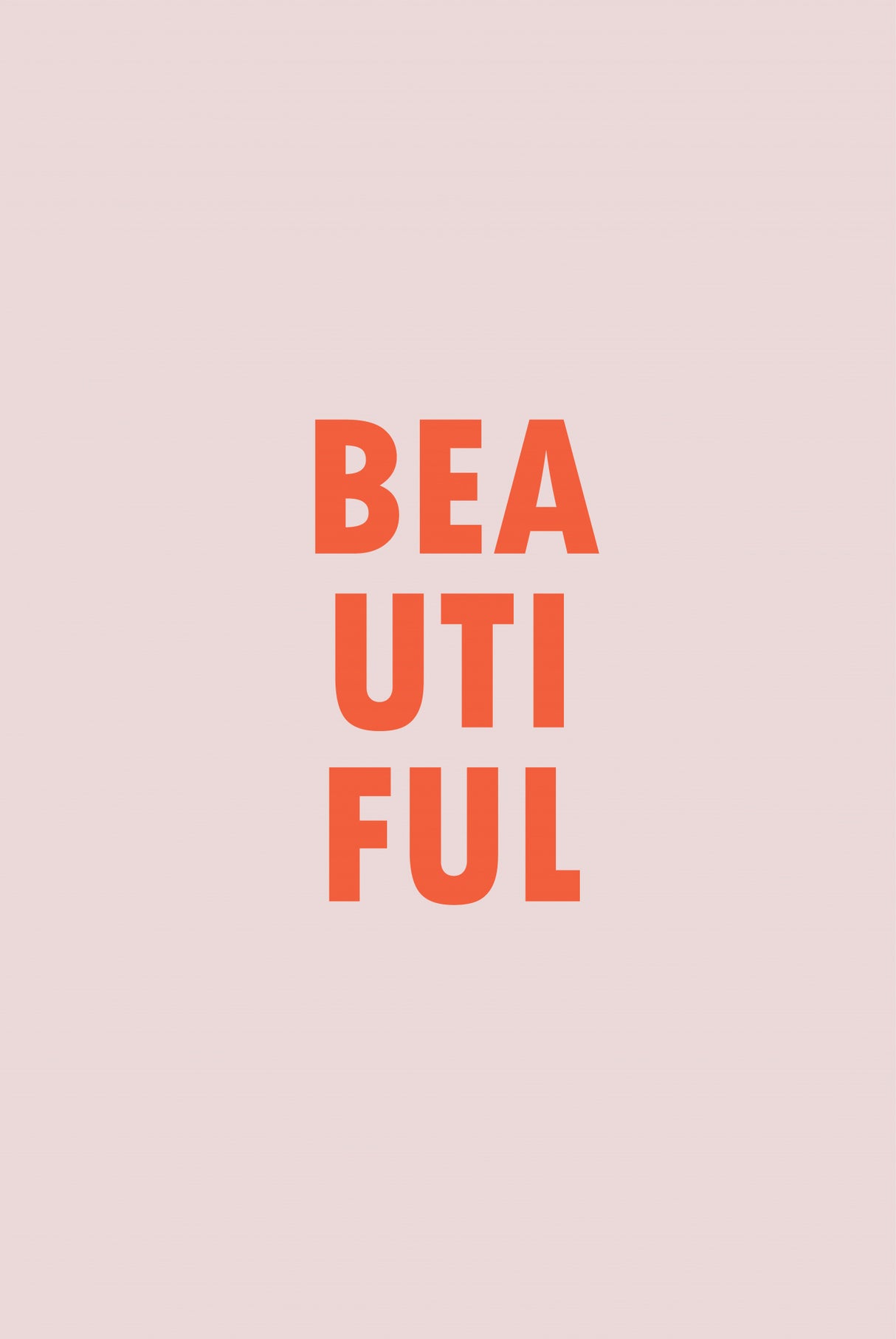 Beautiful Coral Pink Poster och Canvastavla