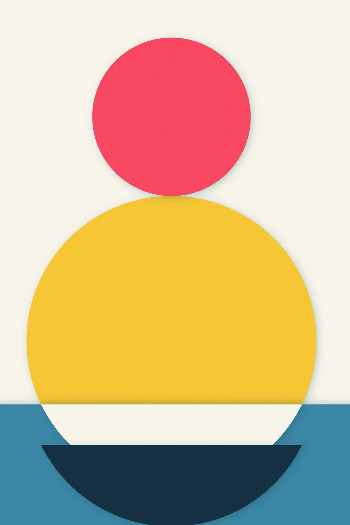 Bright Geometric Series #4 Poster och Canvastavla