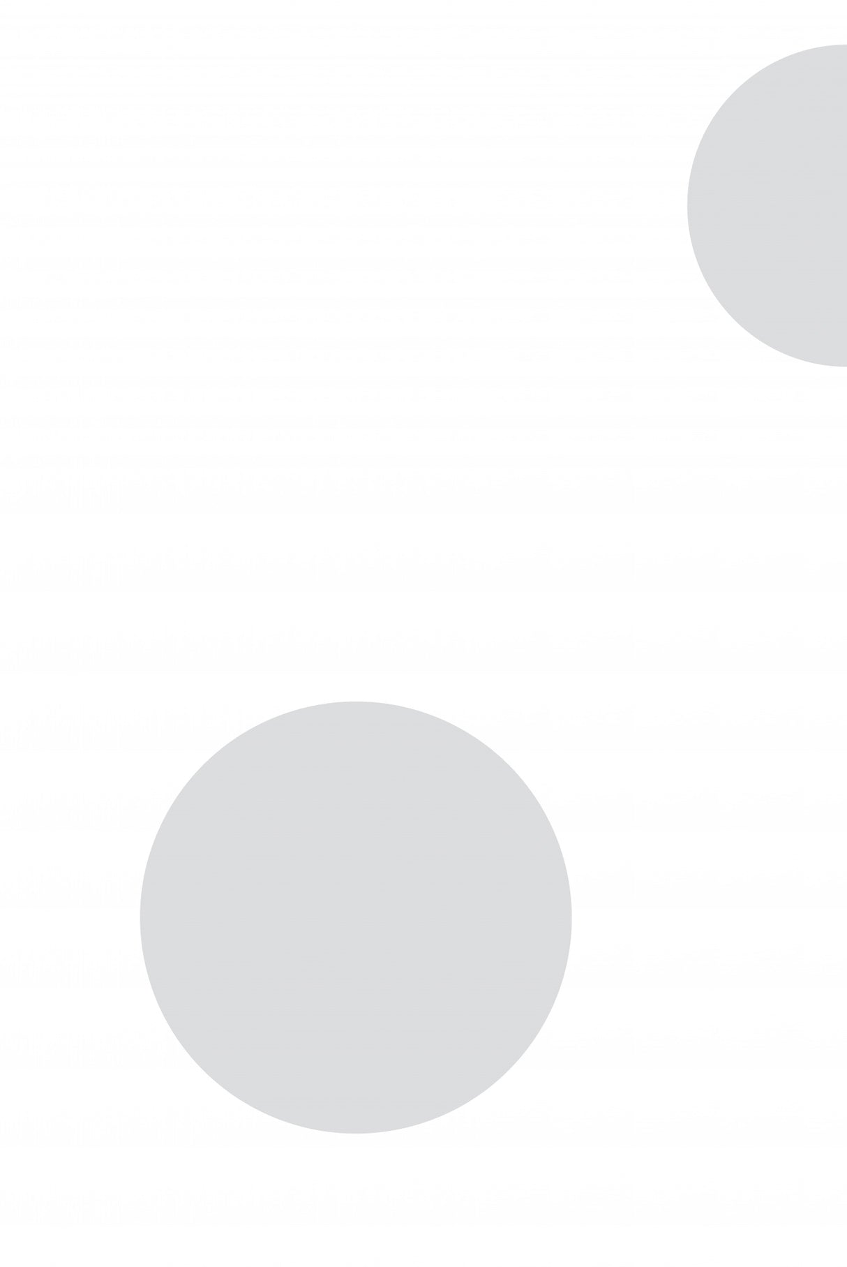 2 Circles Gray Poster och Canvastavla