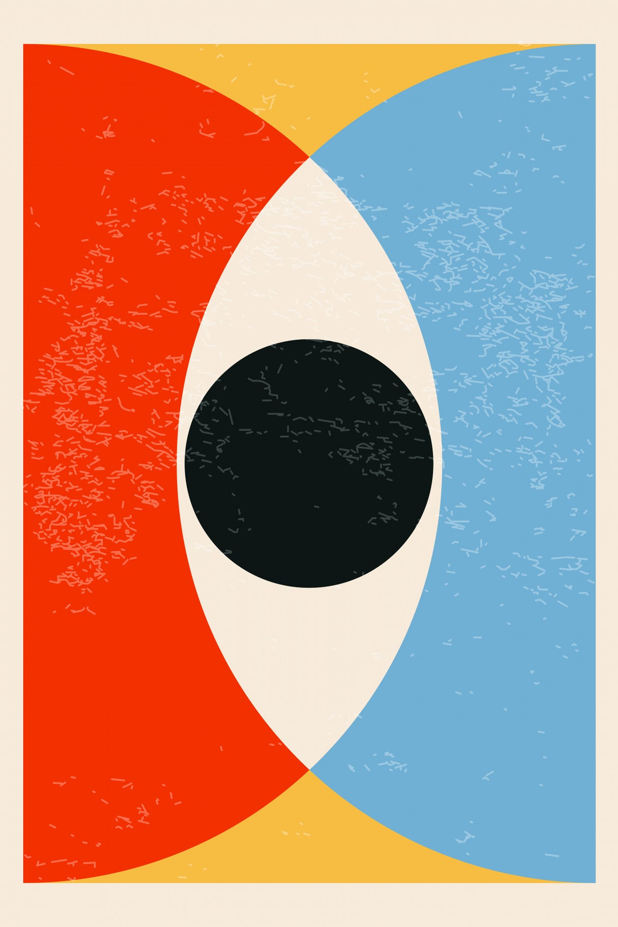 Minimal Abstract Shapes Series #23 Poster och Canvastavla