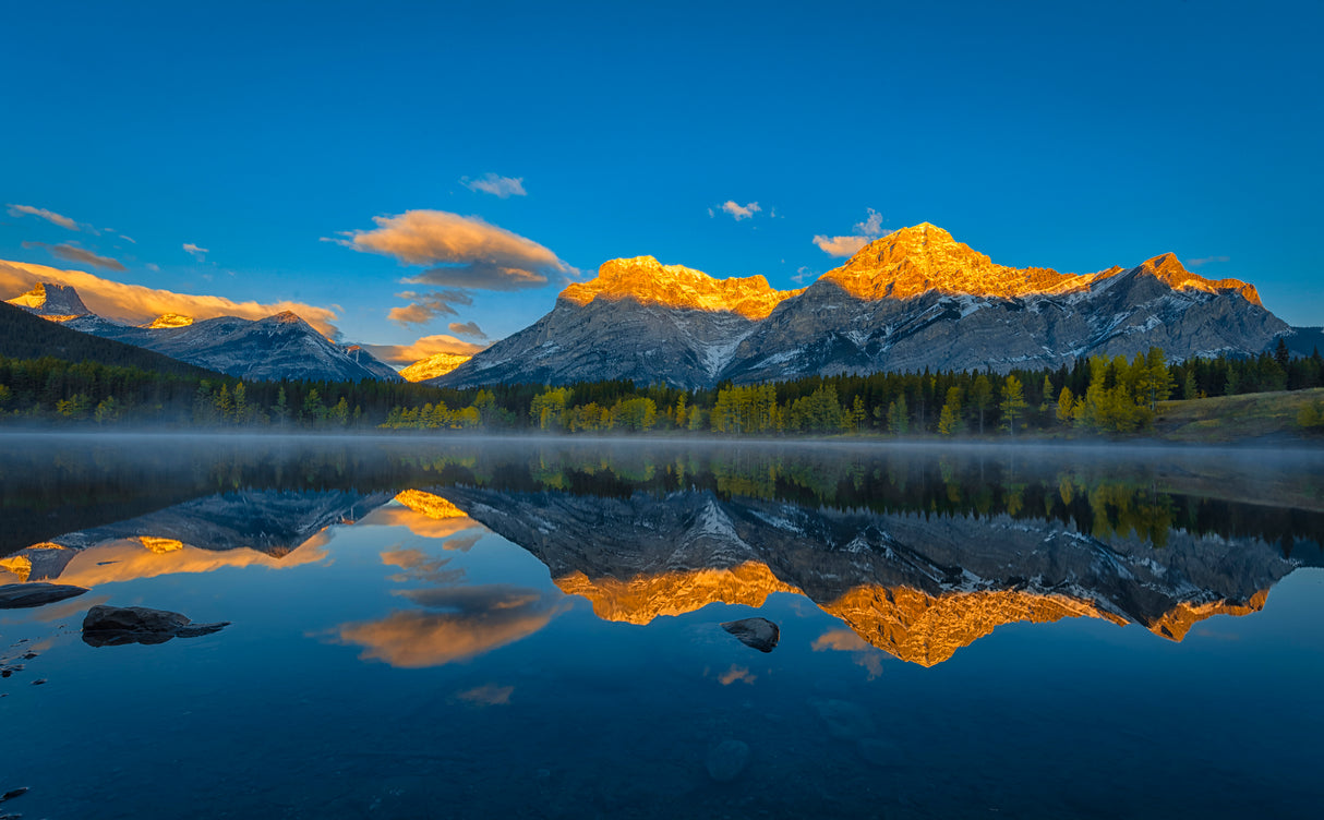 A Perfect Morning in Canadian Rockies Poster och Canvastavla