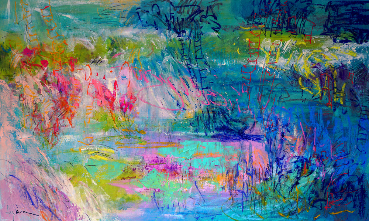 Df387floating On a Dream Poster och Canvastavla