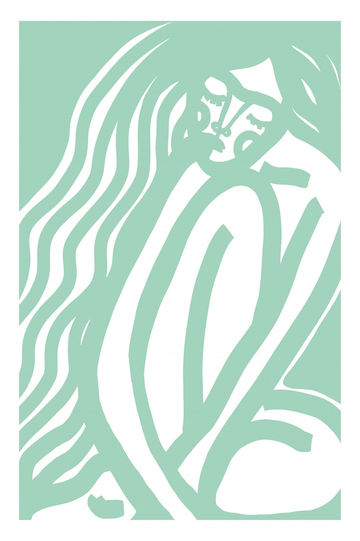 The Silence (mint) Poster och Canvastavla