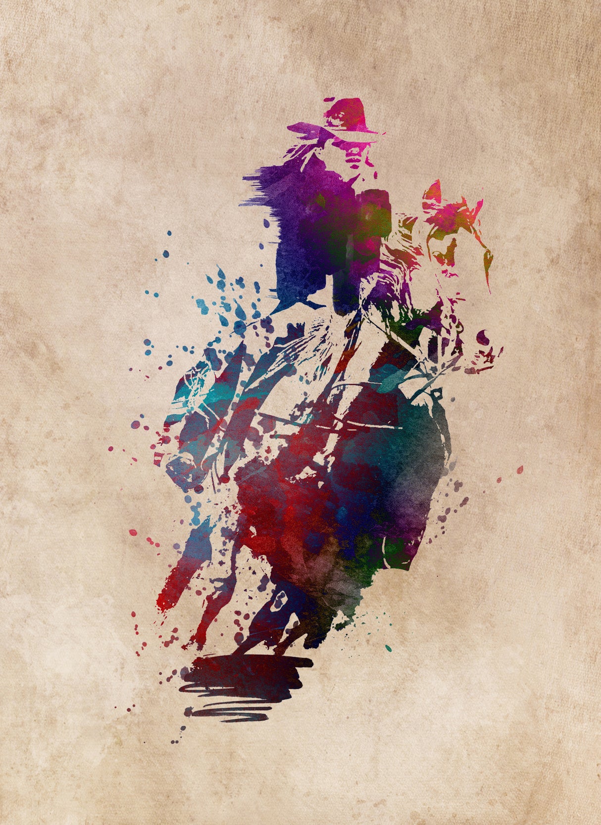Horse Riding Sport Art (2) Poster och Canvastavla