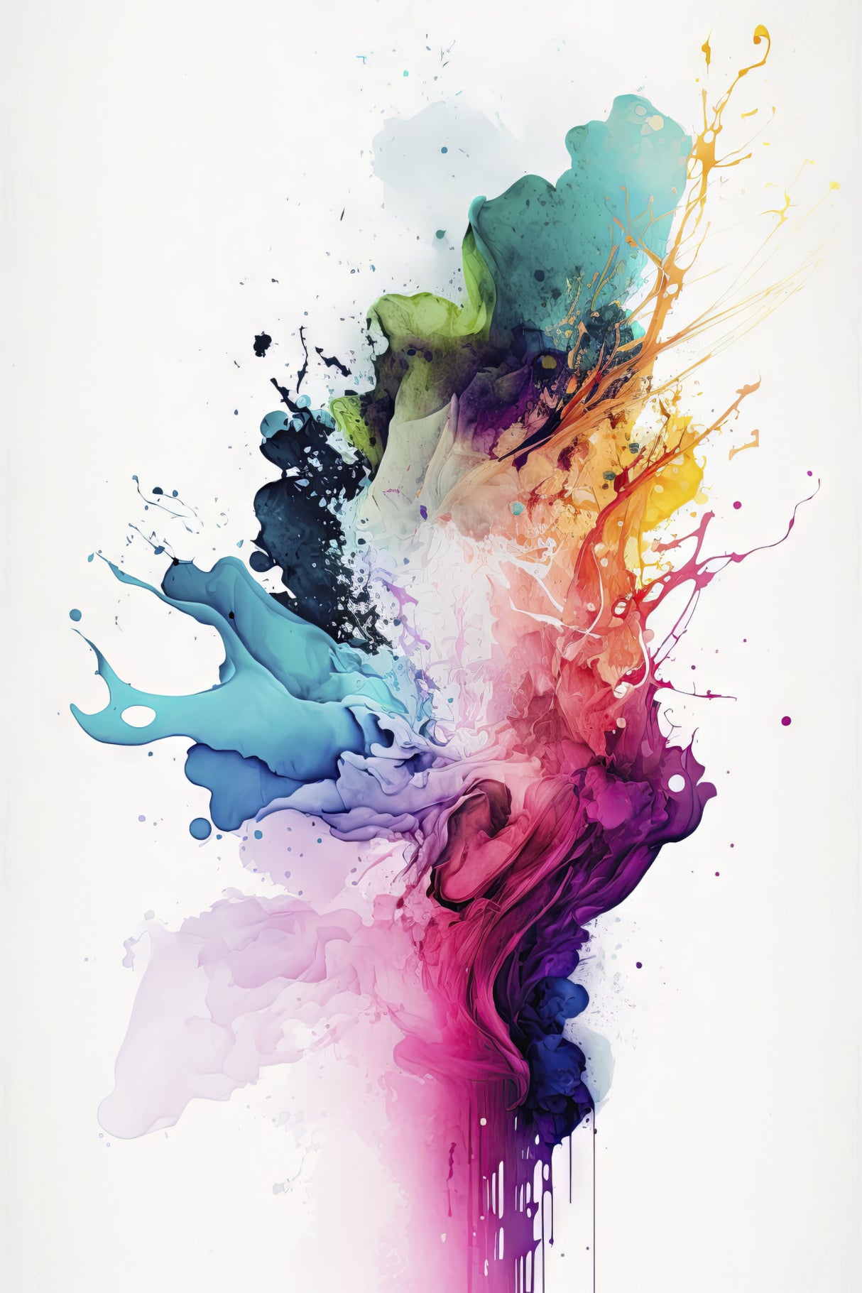 Blissful Chaos Poster och Canvastavla