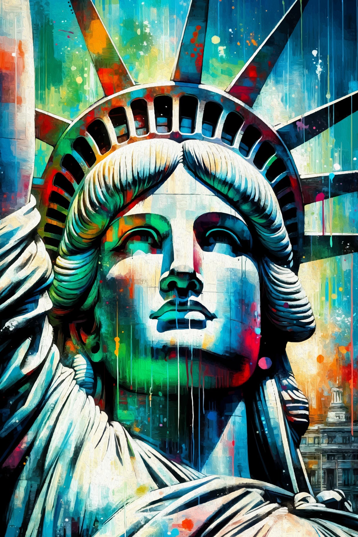 Statue of Liberty Poster och Canvastavla