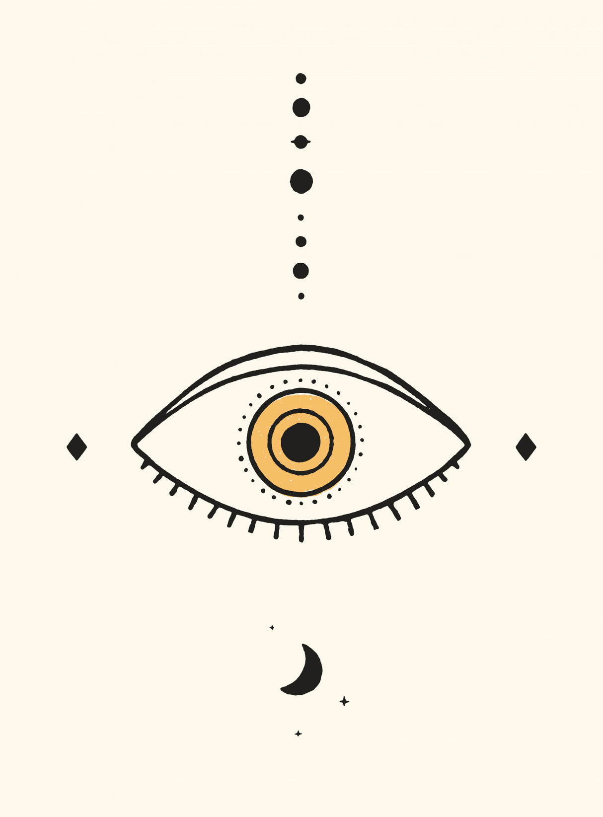 Universe Eye Poster och Canvastavla