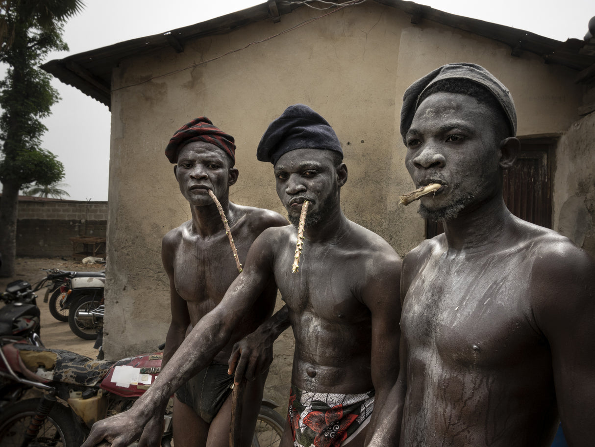 Just after the Boori ceremony, in the emirate of Minna, Nigeria Poster och Canvastavla