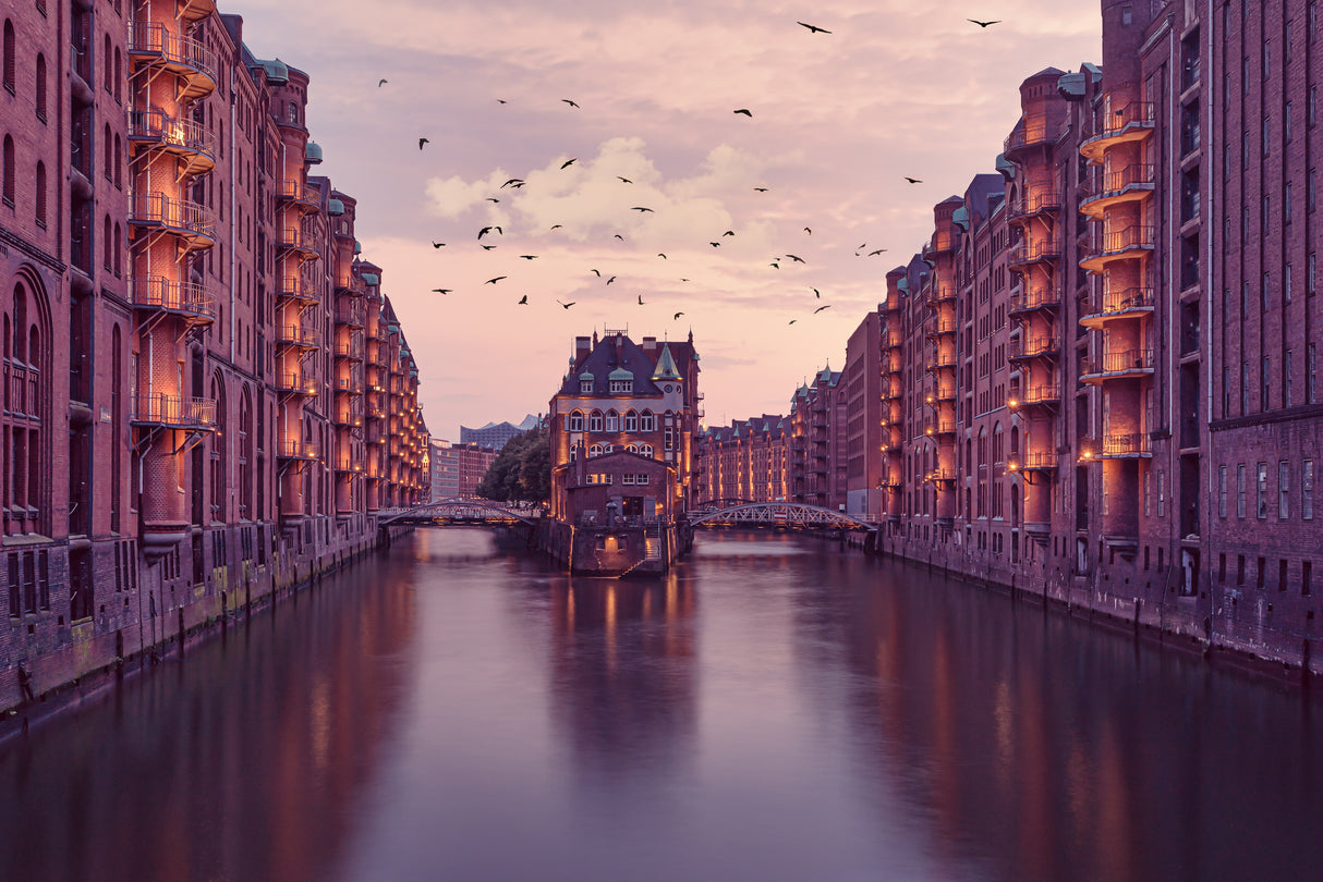 City of Warehouses Poster och Canvastavla