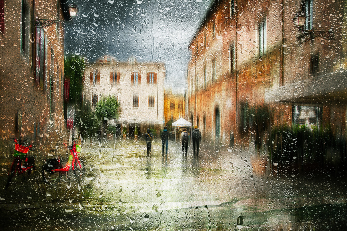 Tastevere after the rain Poster och Canvastavla