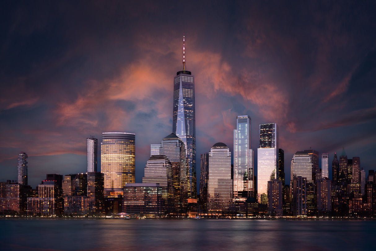 Skyline NYC Poster och Canvastavla