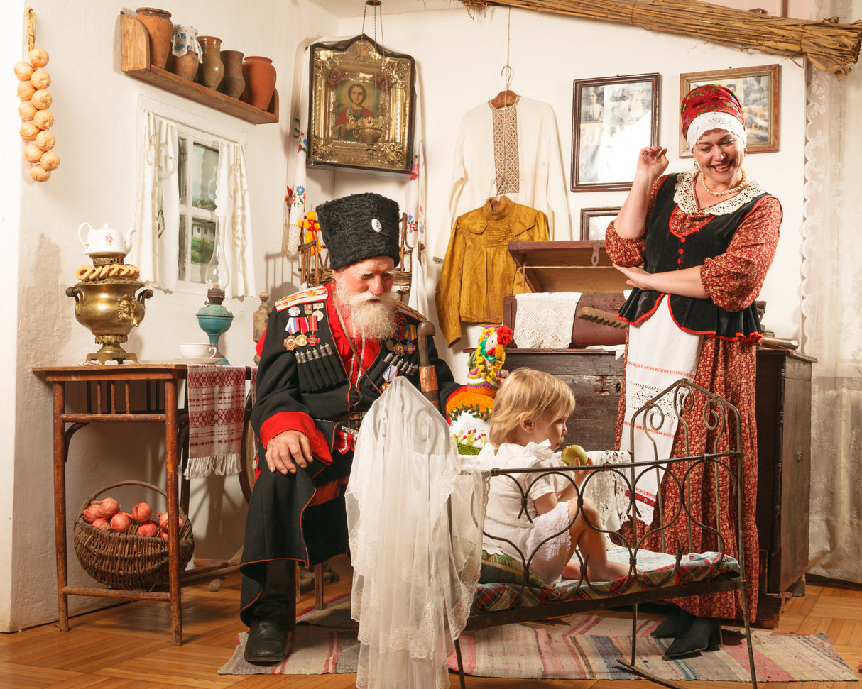 Cossack family way of life Poster och Canvastavla