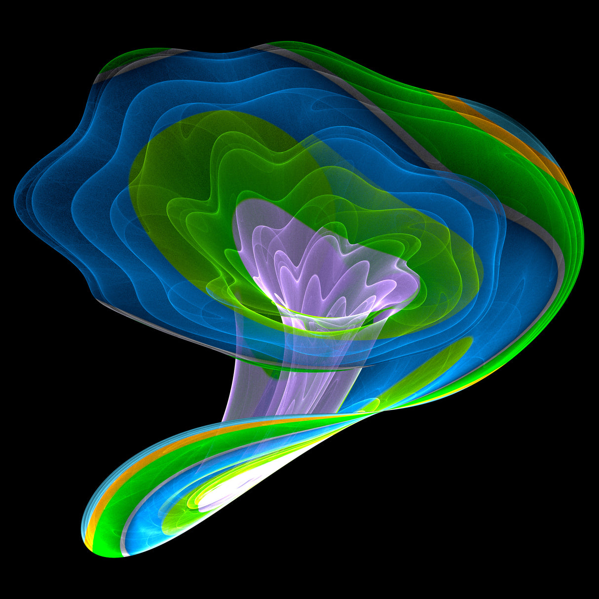 Crystal Flower Poster och Canvastavla