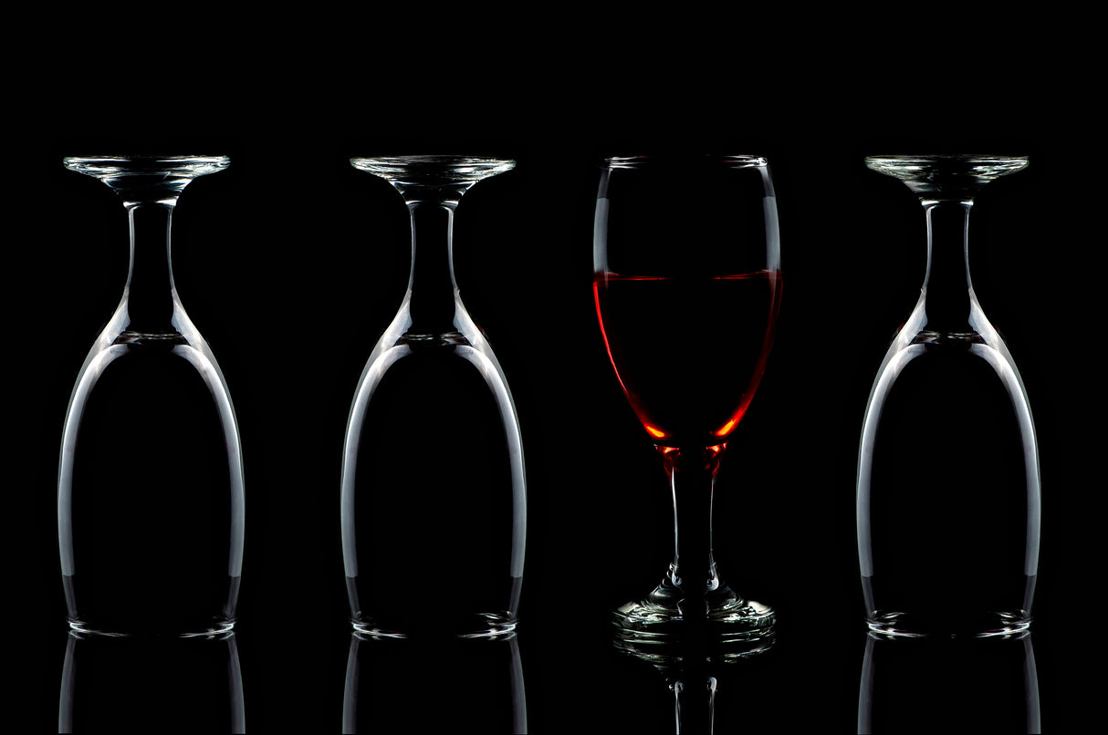 Red Wine in the glass Poster och Canvastavla