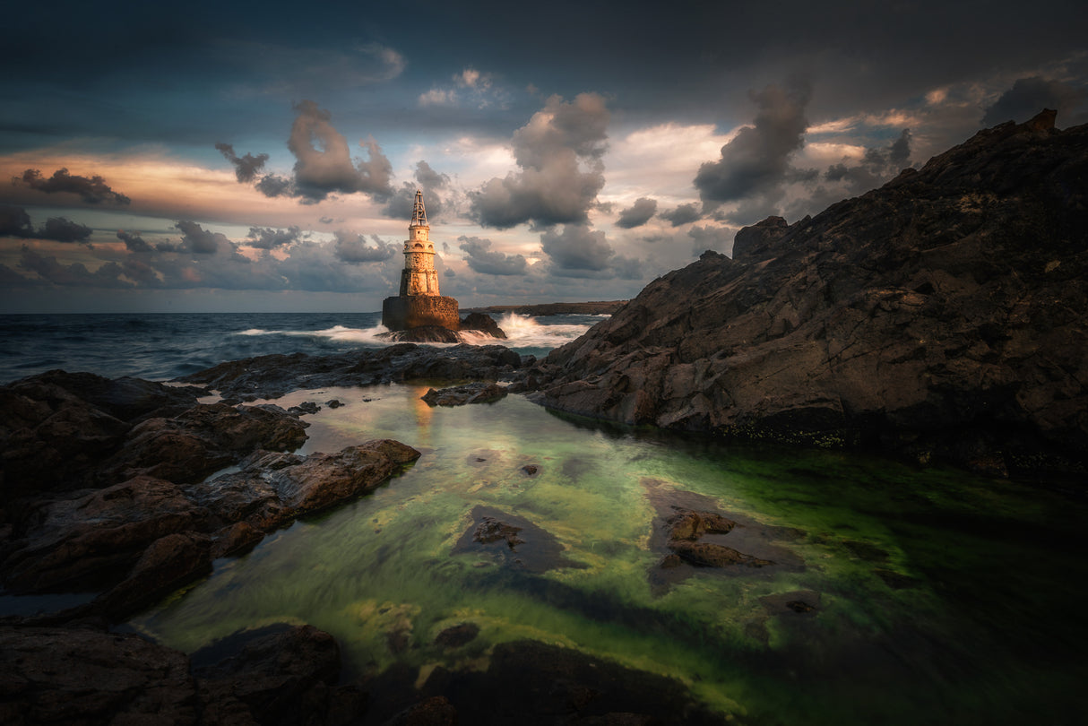 The lighthouse Poster och Canvastavla