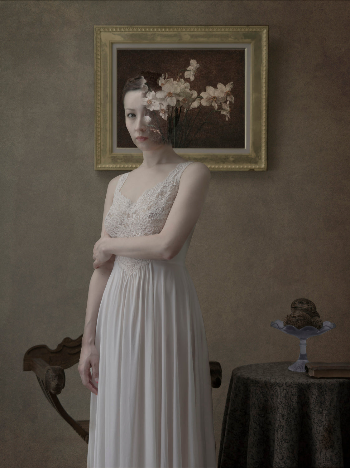 Narcisse femme Poster och Canvastavla