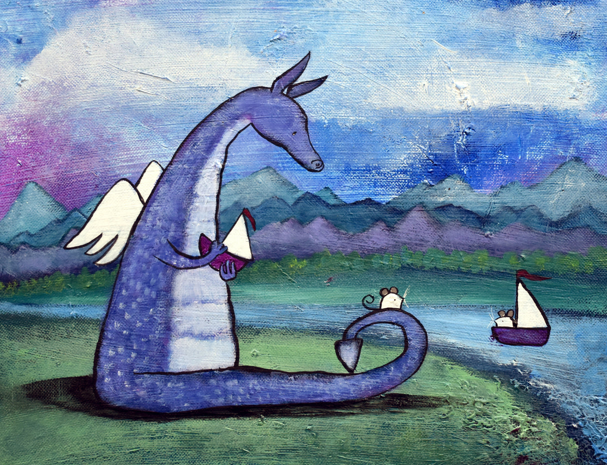 Dragonsboat Poster och Canvastavla