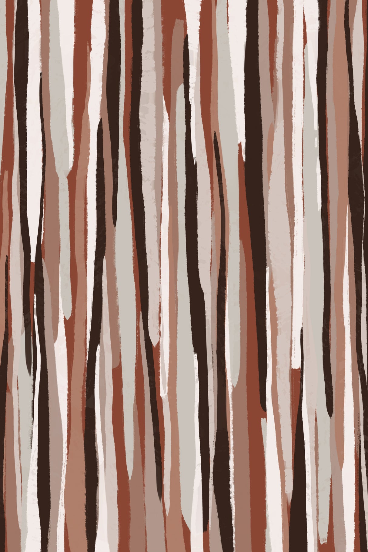 Pastel Thin Stripes Poster och Canvastavla