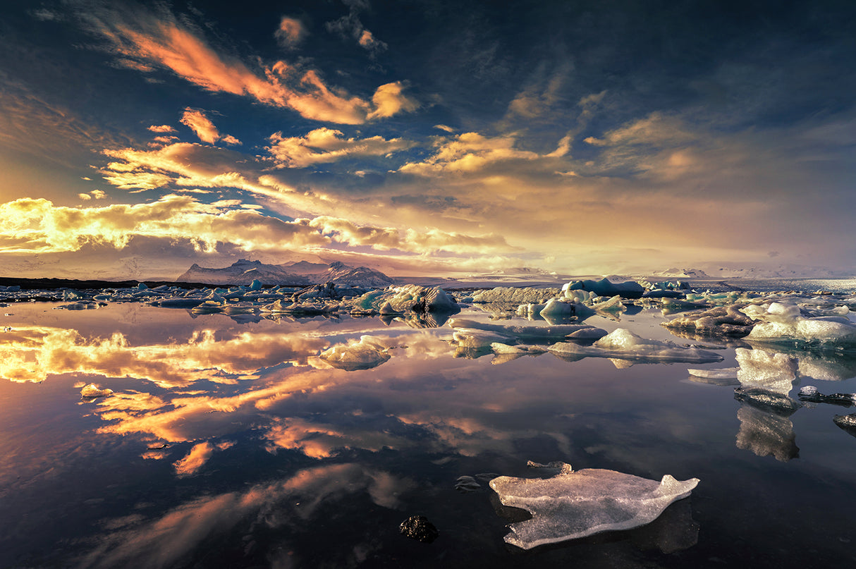jökulsárlón Poster och Canvastavla