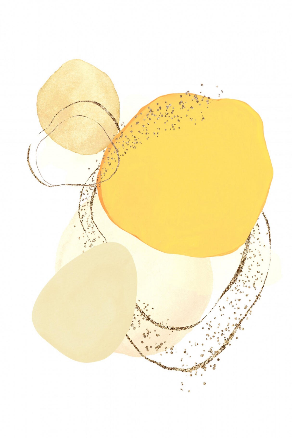 Golden glow Poster och Canvastavla