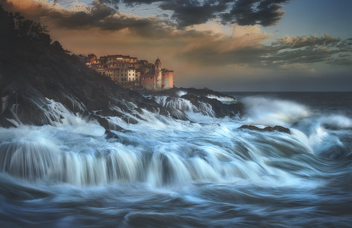 TELLARO WATER FALL Poster och Canvastavla