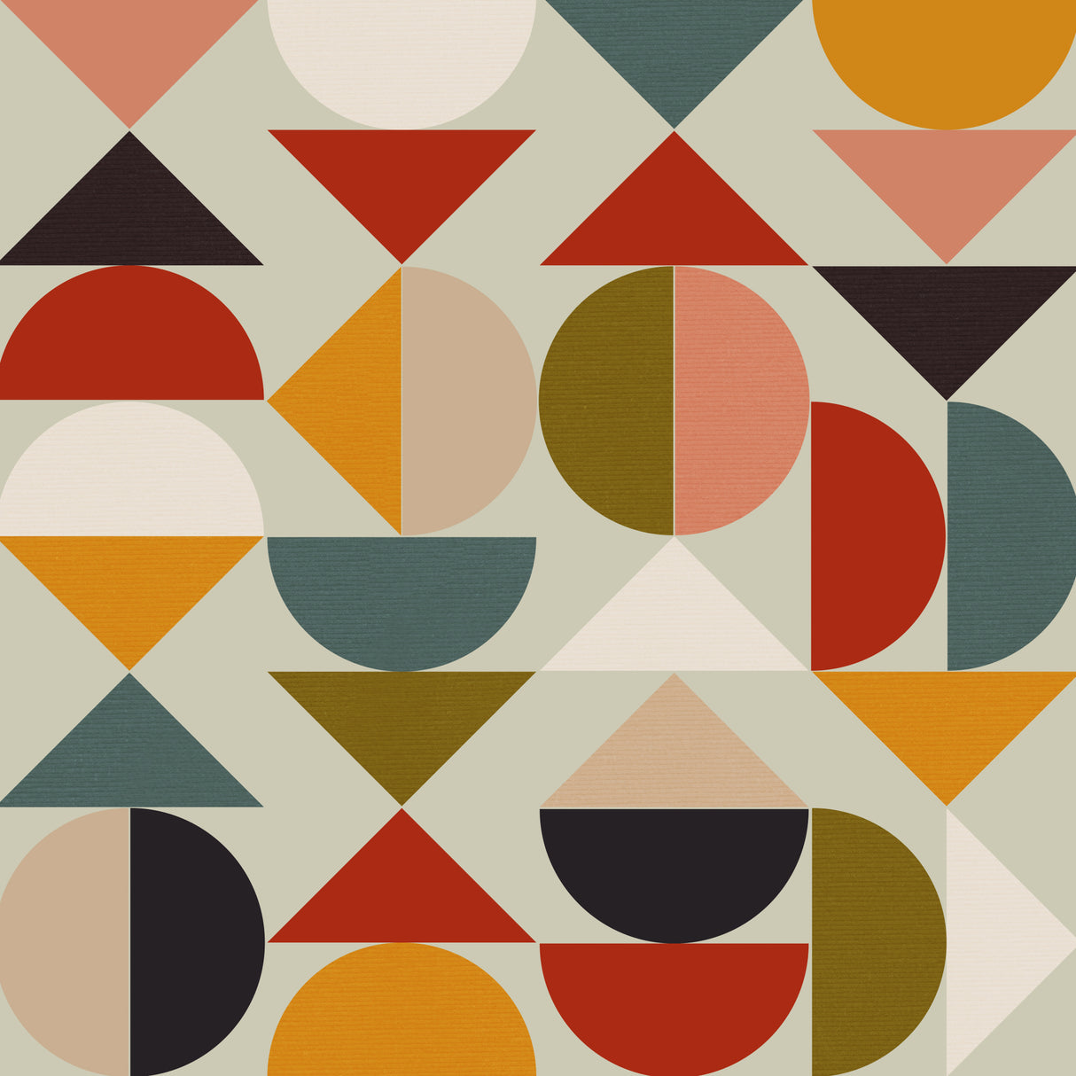 Bauhaus Modern Poster och Canvastavla