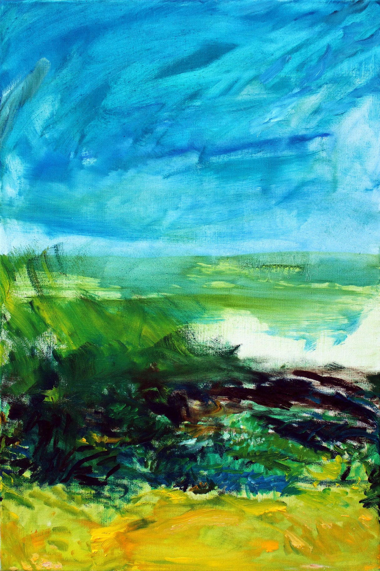 Flaeminglandschaft Poster och Canvastavla