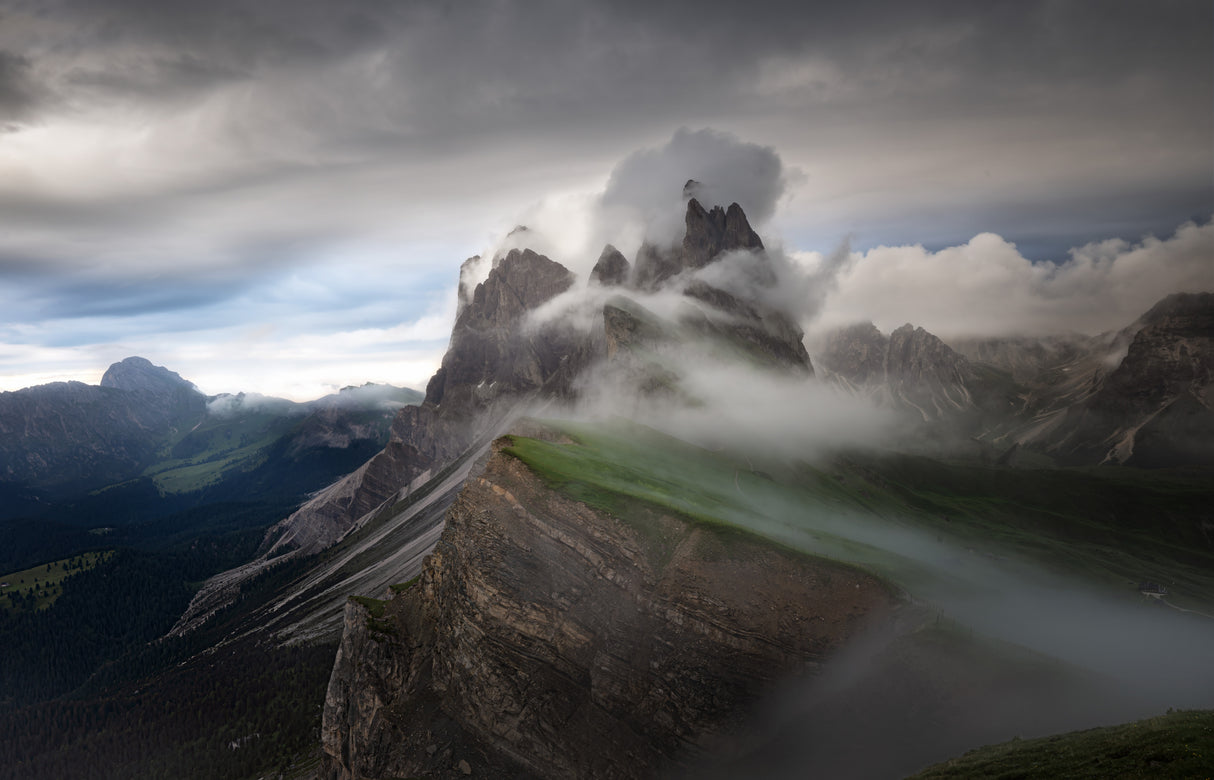 Seceda peaks Poster och Canvastavla
