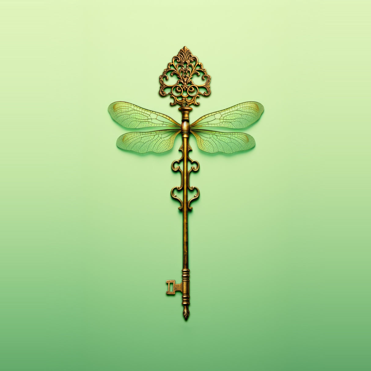 Key Dragonfly Poster och Canvastavla