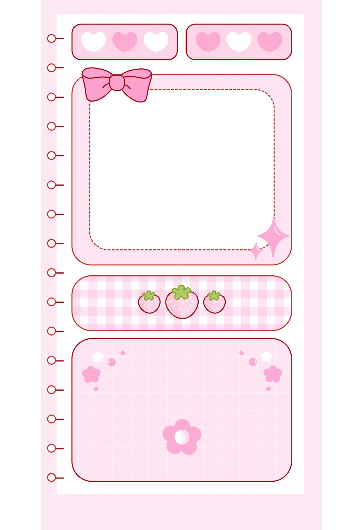 Cute Pink Delights Poster och Canvastavla