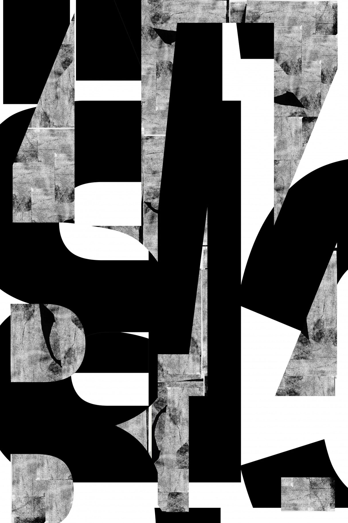 Typography No2 Poster och Canvastavla