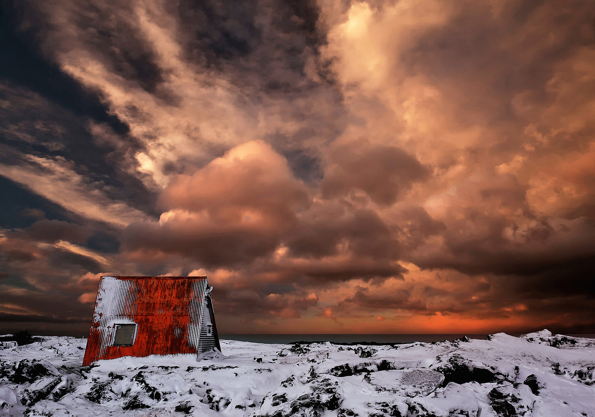 Winter Sky Poster och Canvastavla