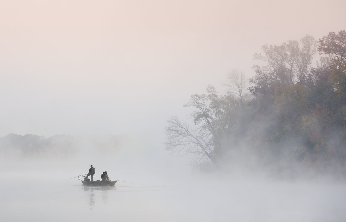 Foggy morning Poster och Canvastavla