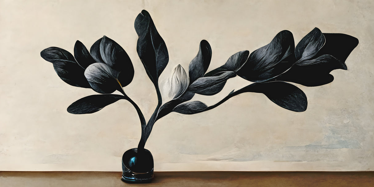Black Magnolia Poster och Canvastavla