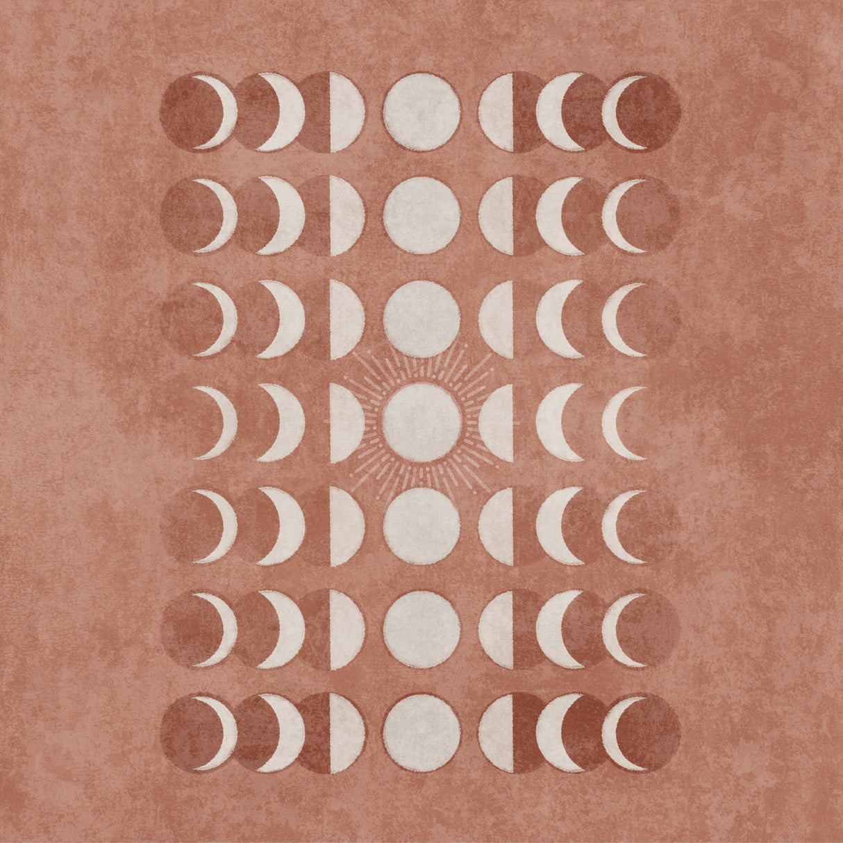 Somon Moons Phases Poster och Canvastavla