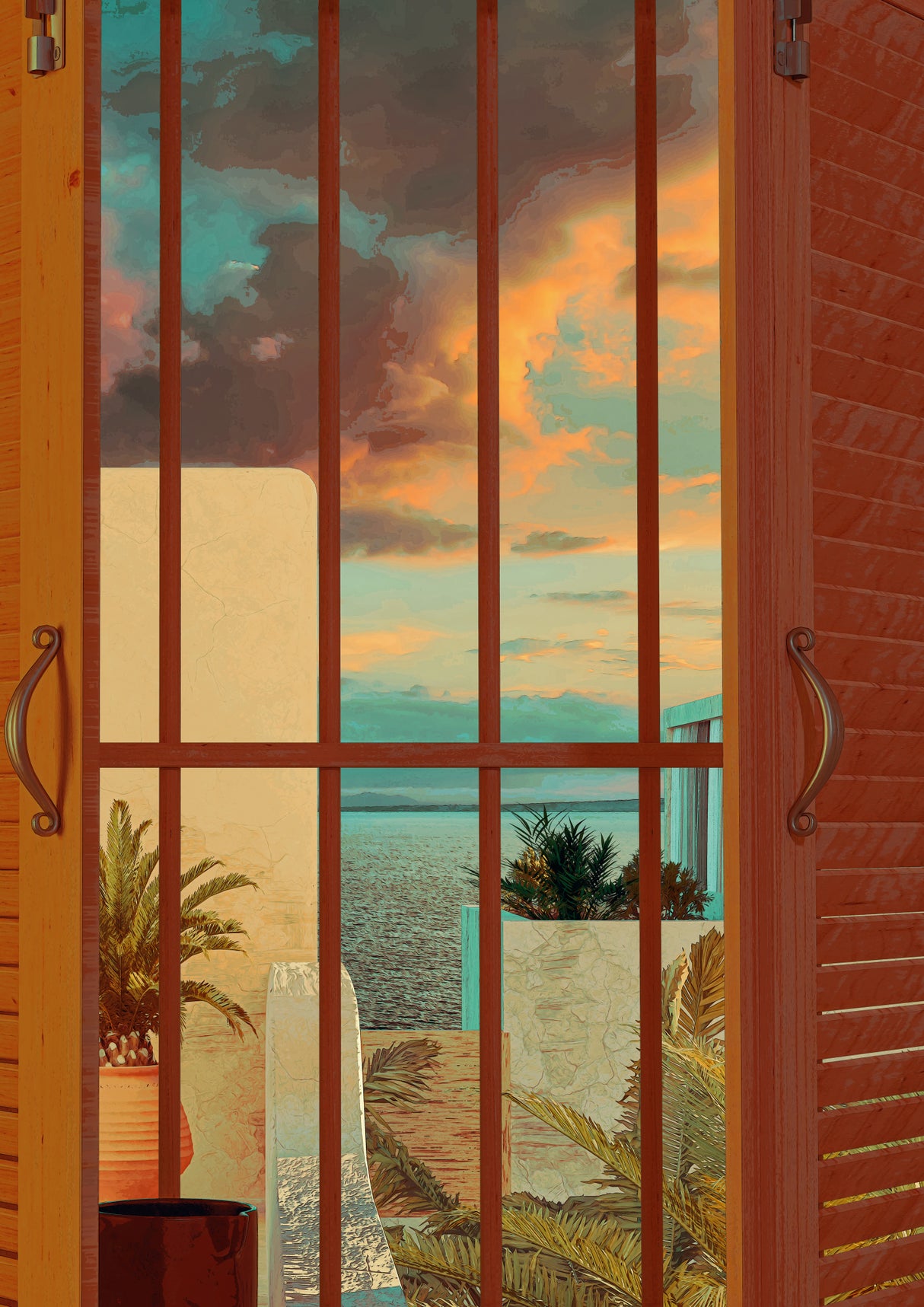 OPEN WINDOW Poster och Canvastavla