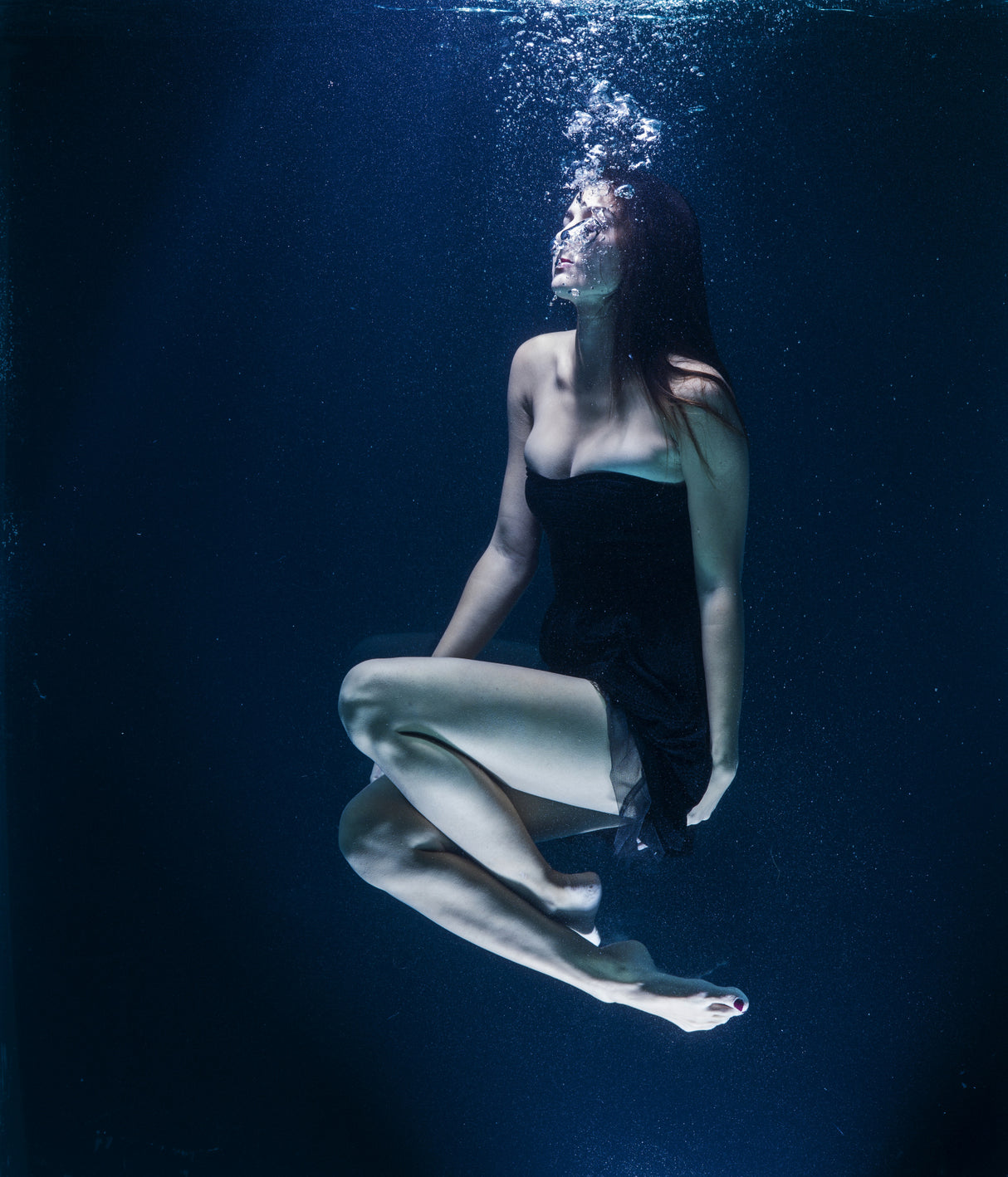 underwater artistic portrait shooting Poster och Canvastavla