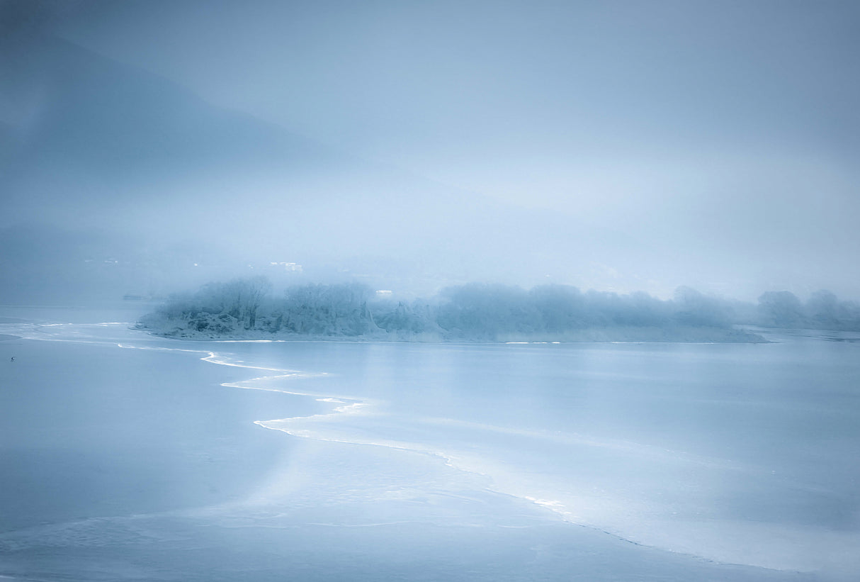 misty estuary Poster och Canvastavla