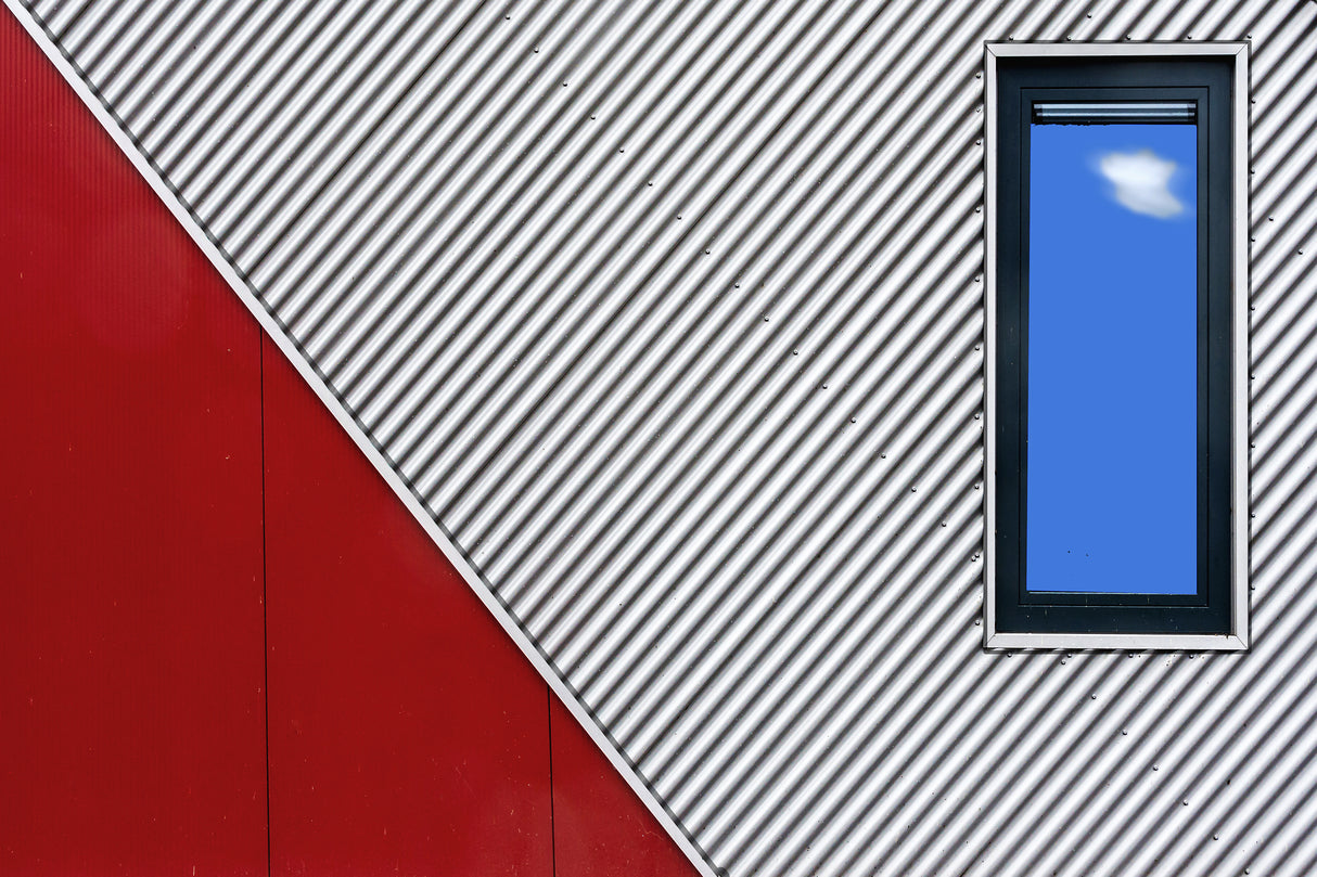 Red white and blue Poster och Canvastavla